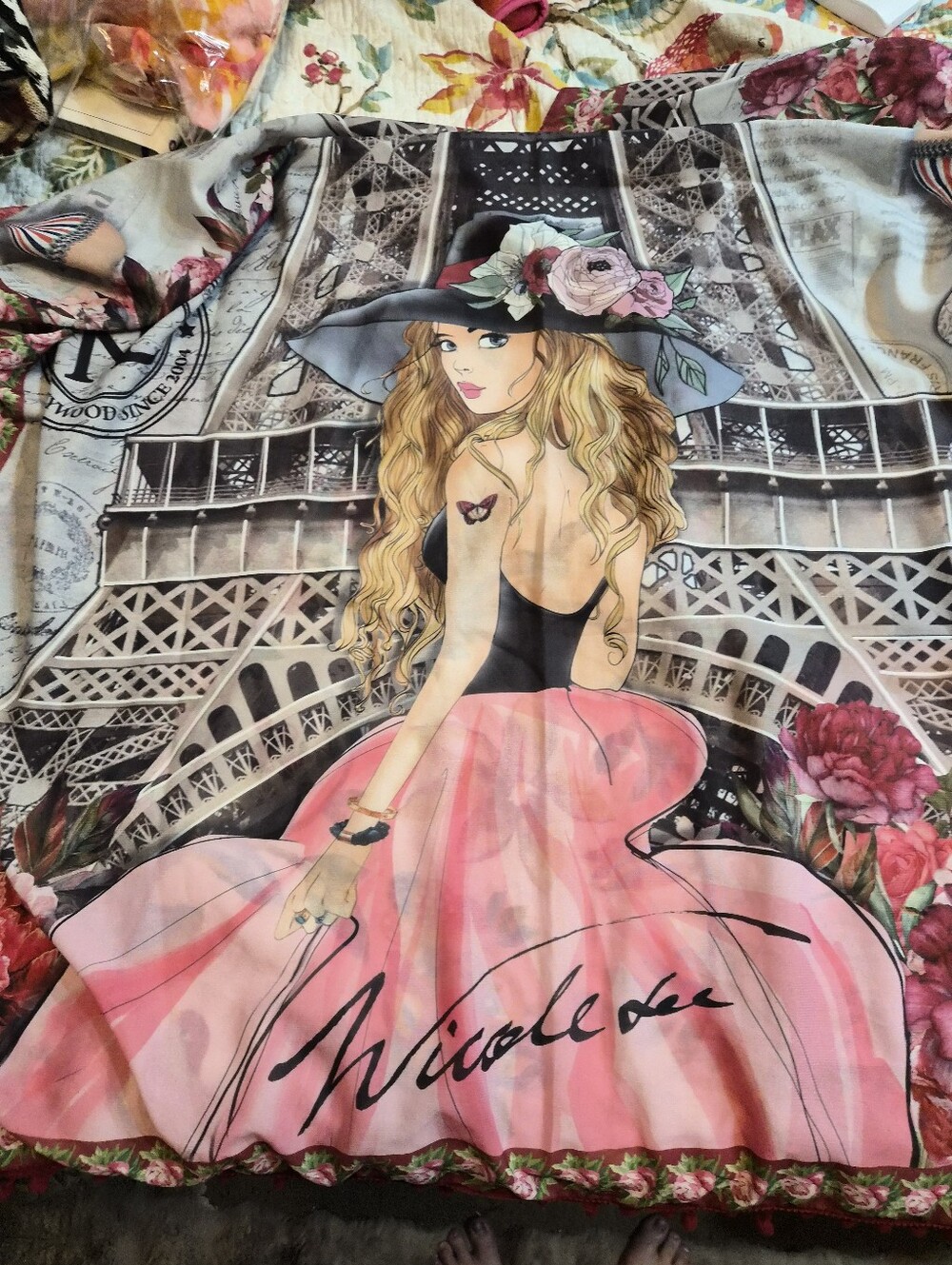 Nicole Lee Vivian Dreams Print Size OS Boho Resortwear - Picture 7 of 10